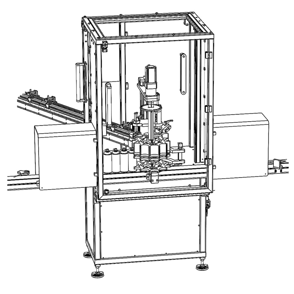 Aerosol capper 3D drawing